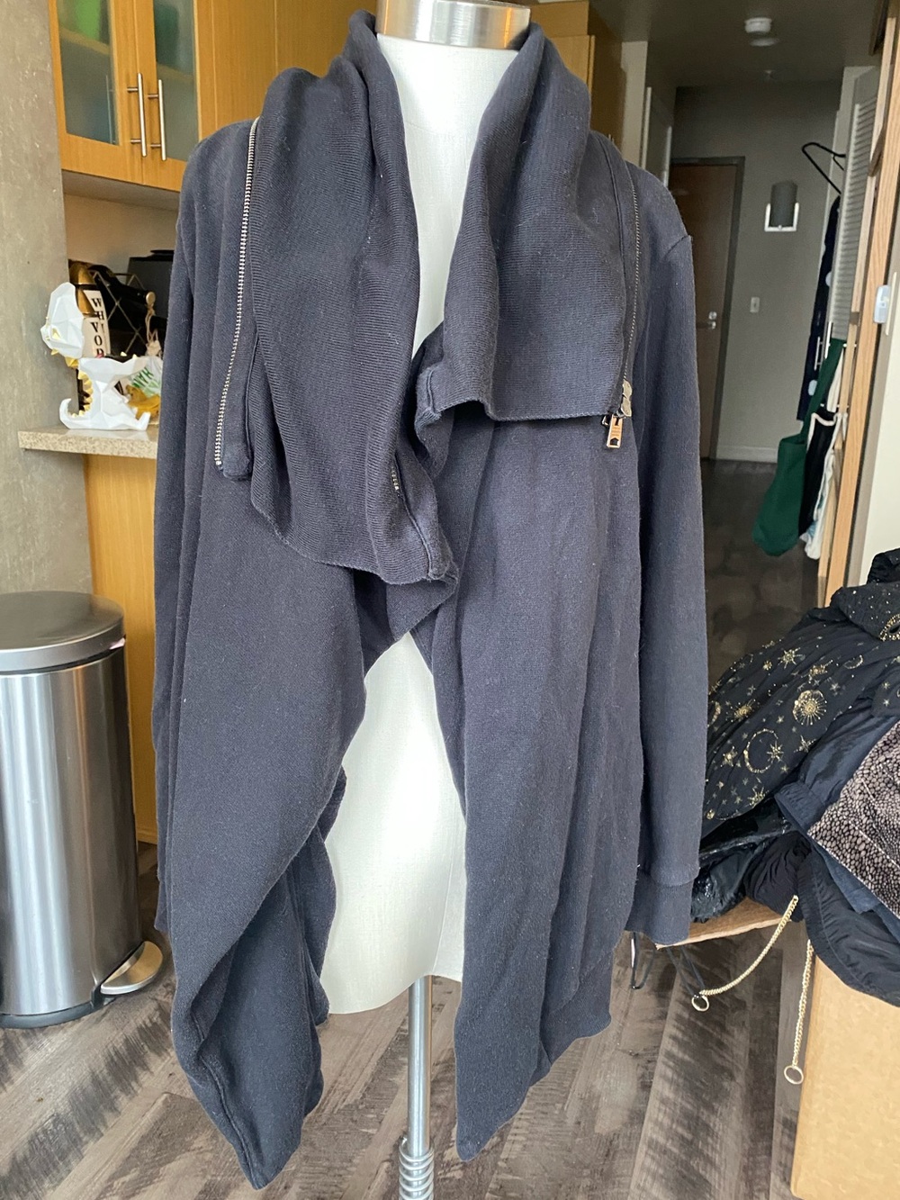 Allsaints Draped Open-Front Jacket